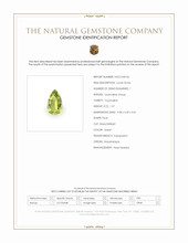 1.07 Ct. Green Tourmaline from Mozambique Scan Report