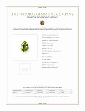 1.16 Ct. Green Tourmaline from Mozambique Scan Report