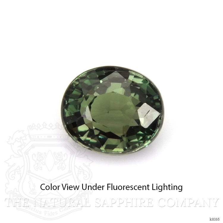 Antique Style Alexandrite Ring 0.54 Ct., 18K White Gold