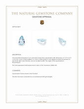 2.63 Ct. Aquamarine from Mozambique Appraisal