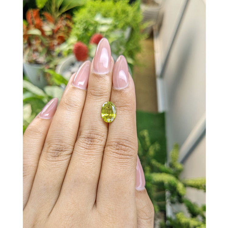 2.97 Ct. Sphene (Titanite) from Madagascar