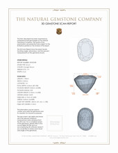 1.91 Ct. Zircon from Ceylon (Sri Lanka) 3 D Scan Report