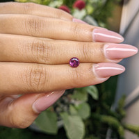 0.99 Ct. Rhodolite Garnet from Ceylon (Sri Lanka) Life Style