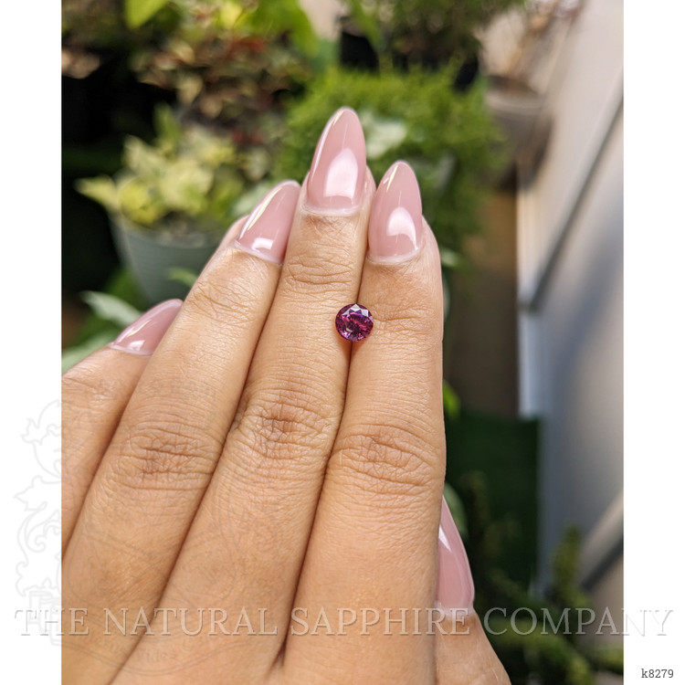 0.99 Ct. Rhodolite Garnet from Ceylon (Sri Lanka)