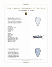 2.20 Ct. Semi-Black Opal from Australia 3 D Scan Report