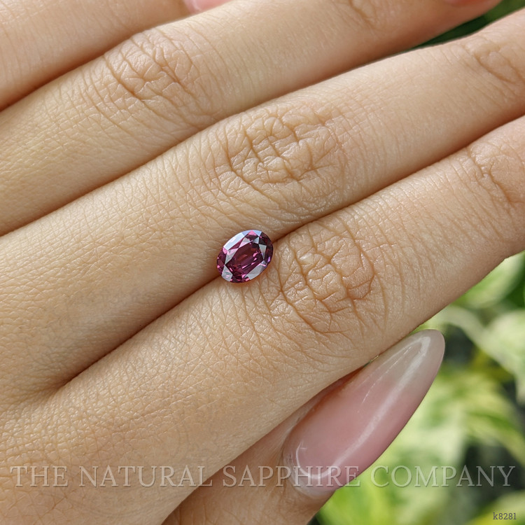 0.84 Ct. Rhodolite Garnet from Ceylon (Sri Lanka)