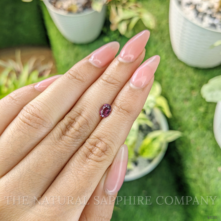 0.84 Ct. Rhodolite Garnet from Ceylon (Sri Lanka)