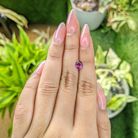 1.10 Ct. Rhodolite Garnet from Ceylon (Sri Lanka) Life Style