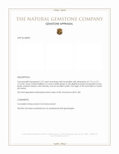 1.07 Ct. Tourmaline from Ceylon (Sri Lanka) Appraisal