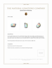 2.45 Ct. Boulder Opal from Australia Appraisal