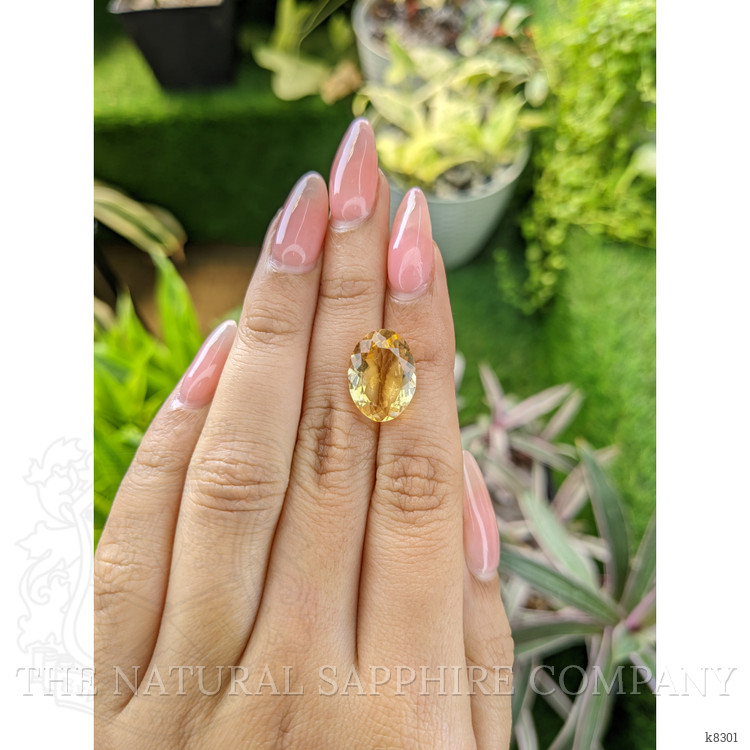 6.31 Ct. Citrine from Ceylon (Sri Lanka)