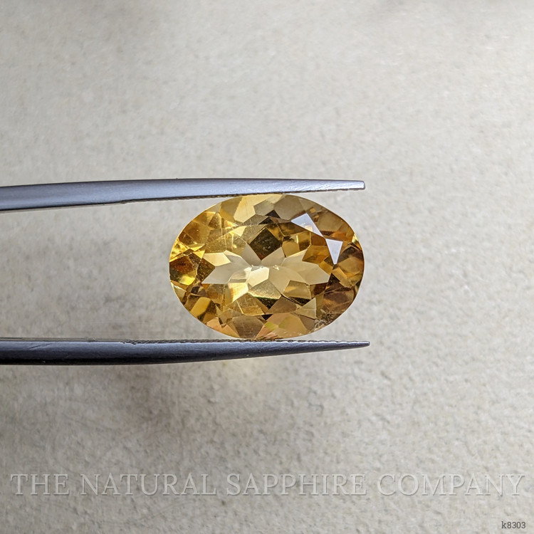 8.01 Ct. Citrine from Ceylon (Sri Lanka)