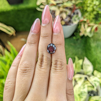 4.17 Ct. Rhodolite Garnet from Ceylon (Sri Lanka) Life Style