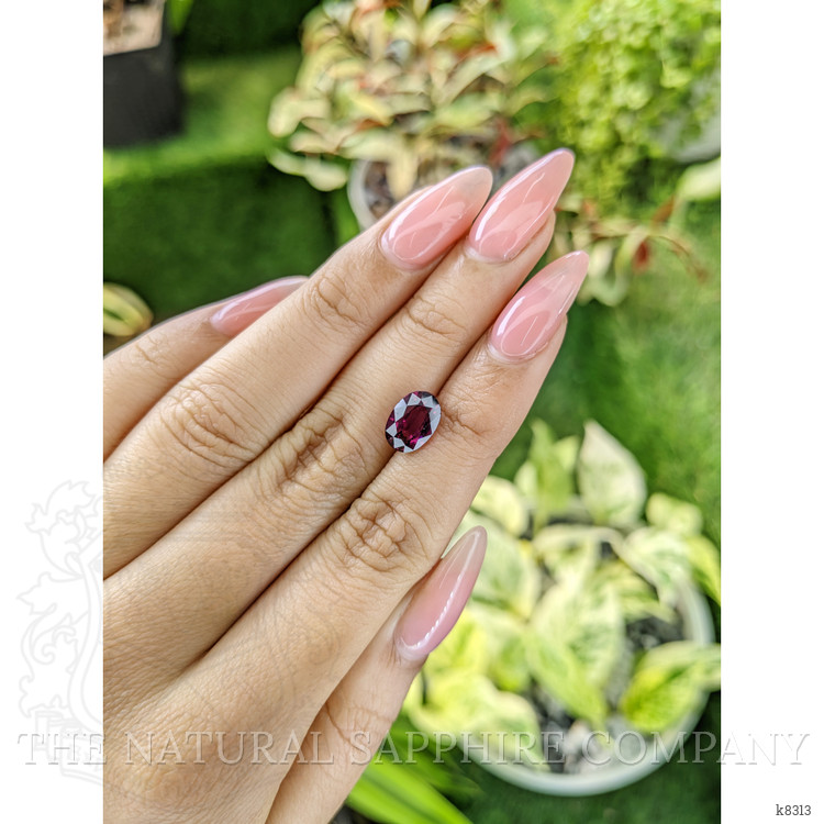 3.11 Ct. Rhodolite Garnet from Ceylon (Sri Lanka)