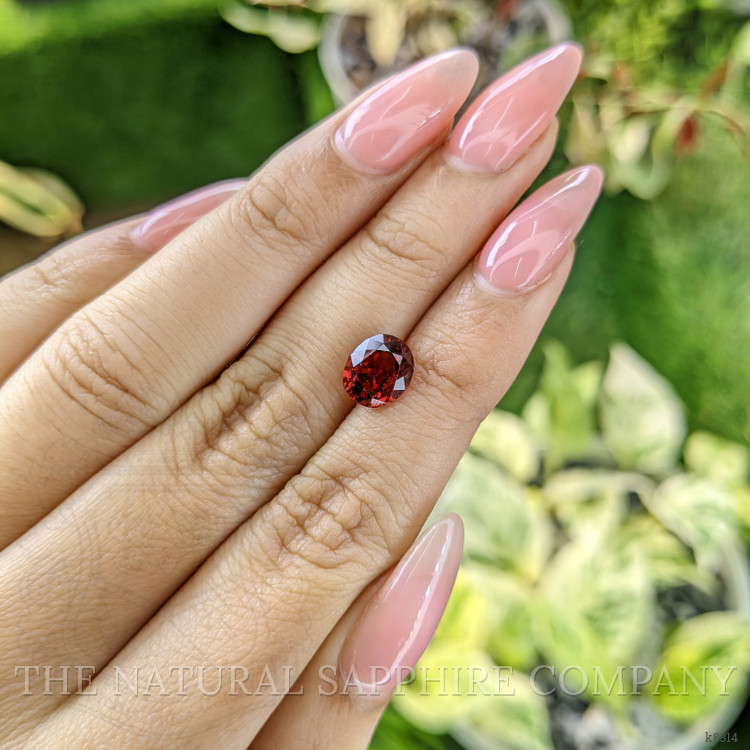 2.61 Ct. Rhodolite Garnet from Ceylon (Sri Lanka)