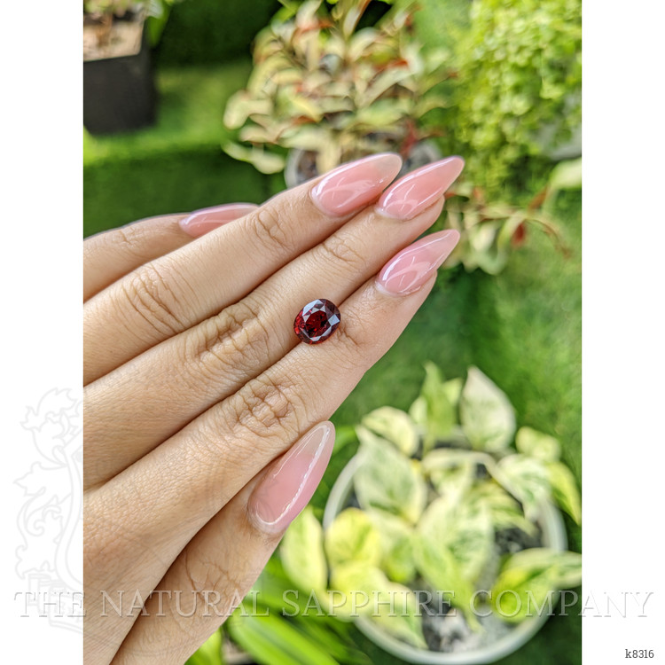 3.50 Ct. Rhodolite Garnet from Ceylon (Sri Lanka)