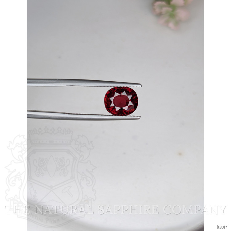 3.43 Ct. Rhodolite Garnet from Ceylon (Sri Lanka)