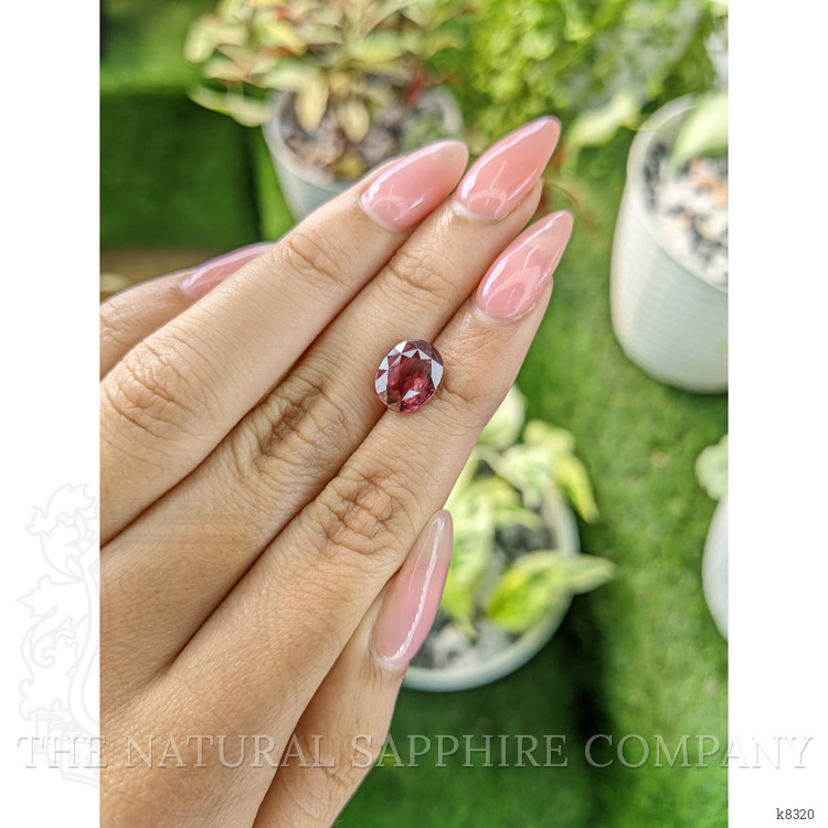 3.68 Ct. Rhodolite Garnet from Ceylon (Sri Lanka)