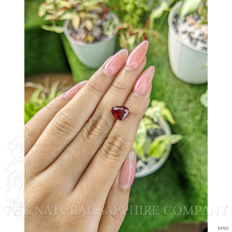 3.14 Ct. Rhodolite Garnet from Ceylon (Sri Lanka)