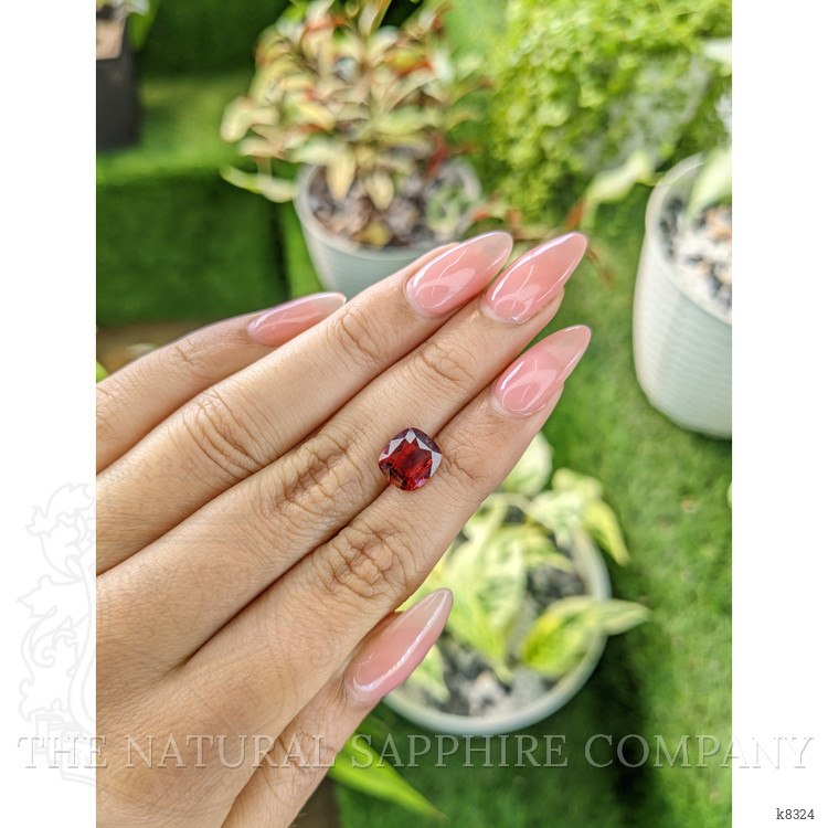 3.35 Ct. Rhodolite Garnet from Ceylon (Sri Lanka)