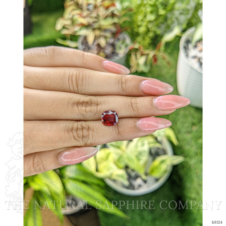 3.35 Ct. Rhodolite Garnet from Ceylon (Sri Lanka)