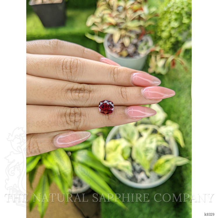 3.30 Ct. Rhodolite Garnet from Ceylon (Sri Lanka)