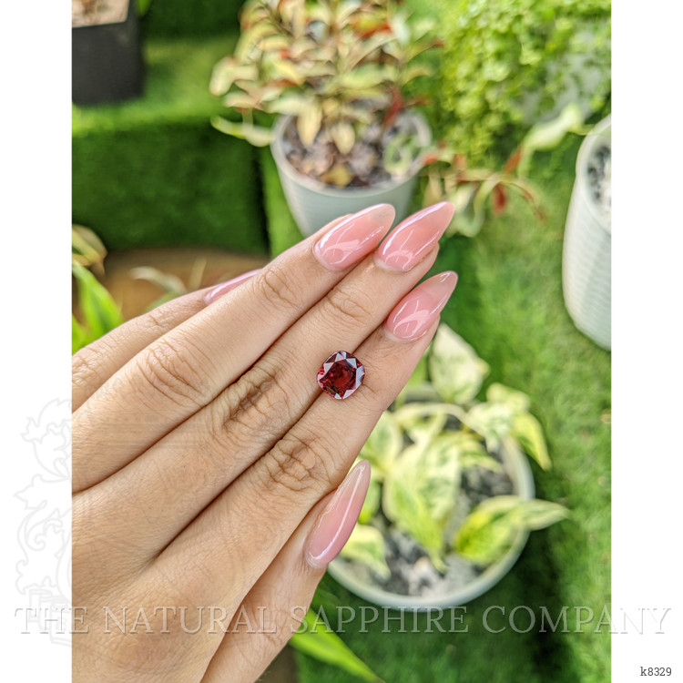 3.30 Ct. Rhodolite Garnet from Ceylon (Sri Lanka)