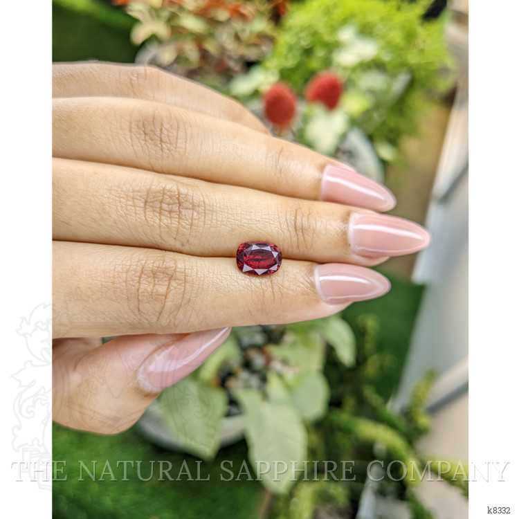 3.00 Ct. Rhodolite Garnet from Ceylon (Sri Lanka)