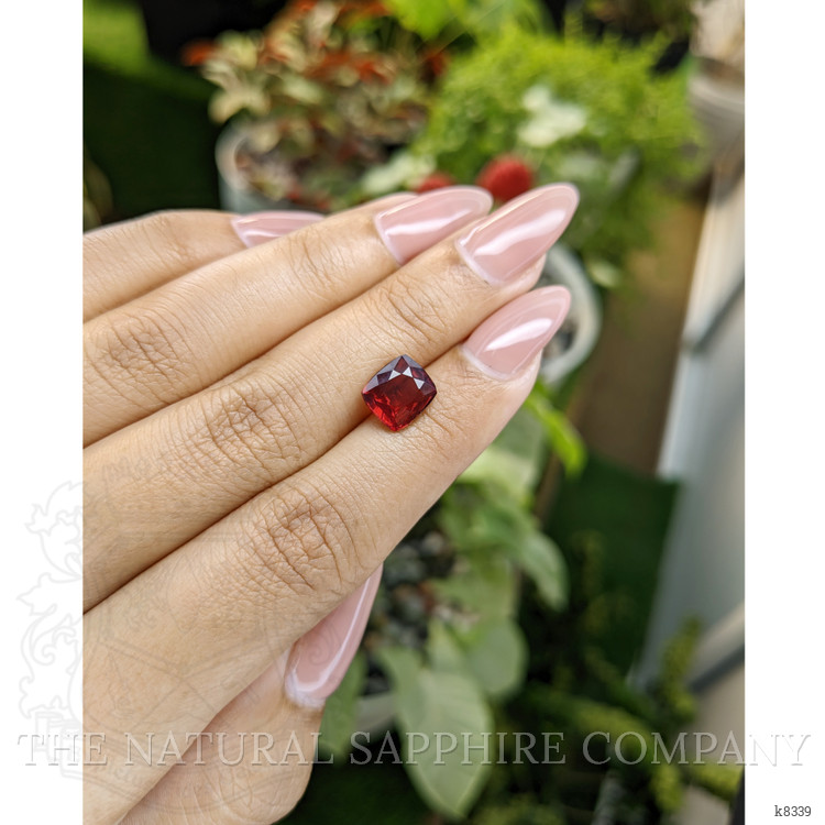 3.04 Ct. Rhodolite Garnet from Ceylon (Sri Lanka)