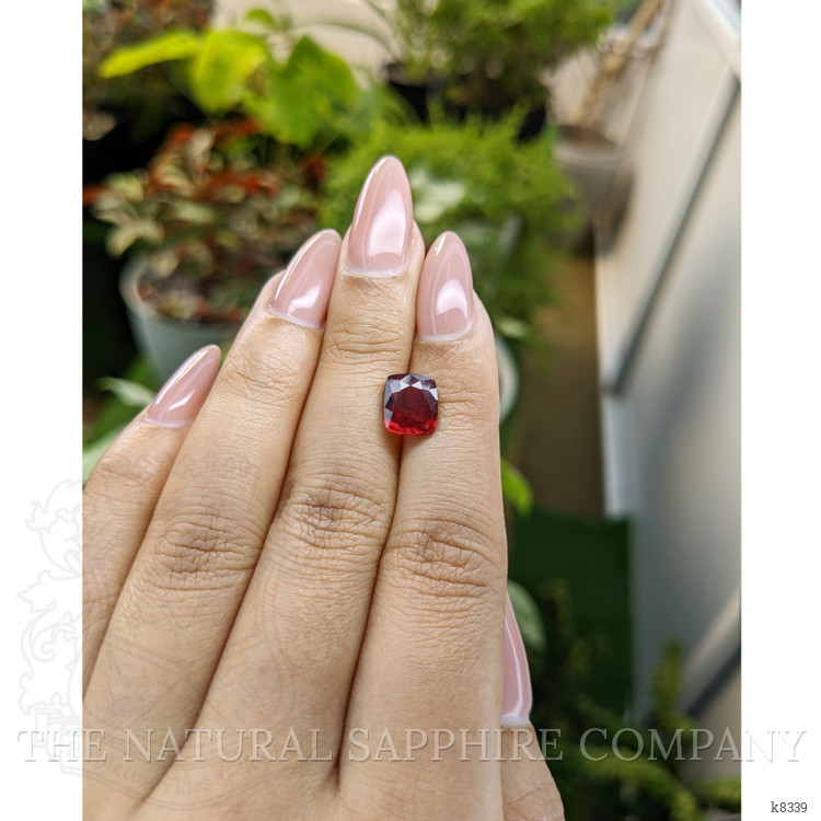 3.04 Ct. Rhodolite Garnet from Ceylon (Sri Lanka)