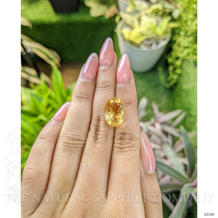 7.85 Ct. Citrine from Ceylon (Sri Lanka)