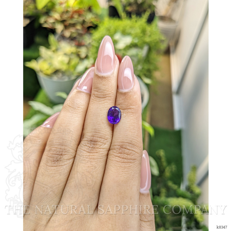 1.58 Ct. Amethyst from Ceylon (Sri Lanka)