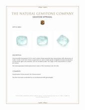 23.25 Ct. Greenish Blue Cabochon Aquamarine from Ceylon (Sri Lanka) Appraisal