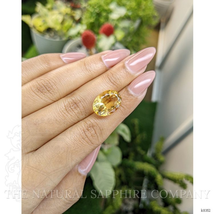 9.16 Ct. Citrine from Ceylon (Sri Lanka)