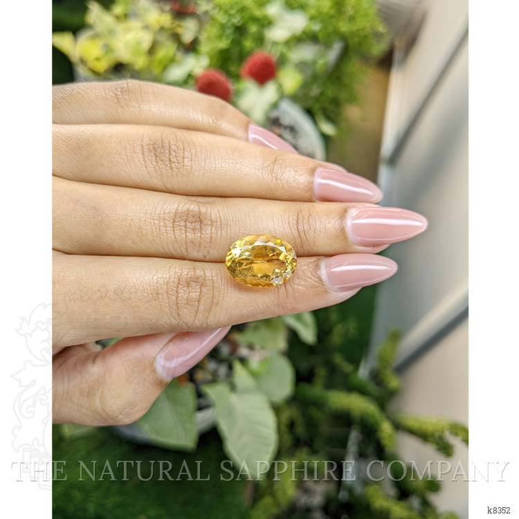 9.16 Ct. Citrine from Ceylon (Sri Lanka)