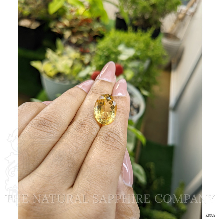 9.16 Ct. Citrine from Ceylon (Sri Lanka)