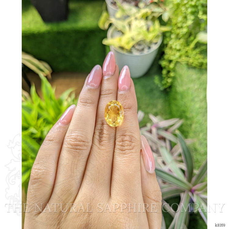 7.94 Ct. Citrine from Ceylon (Sri Lanka)