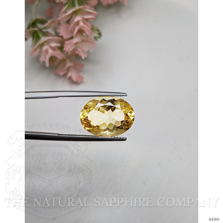 8.35 Ct. Citrine from Ceylon (Sri Lanka)