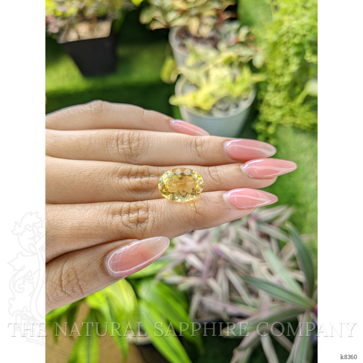 8.35 Ct. Citrine from Ceylon (Sri Lanka)