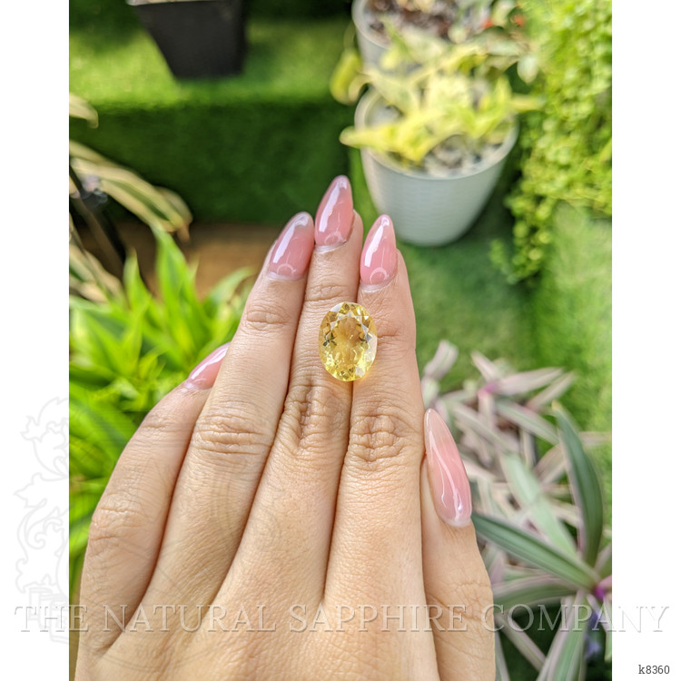 8.35 Ct. Citrine from Ceylon (Sri Lanka)