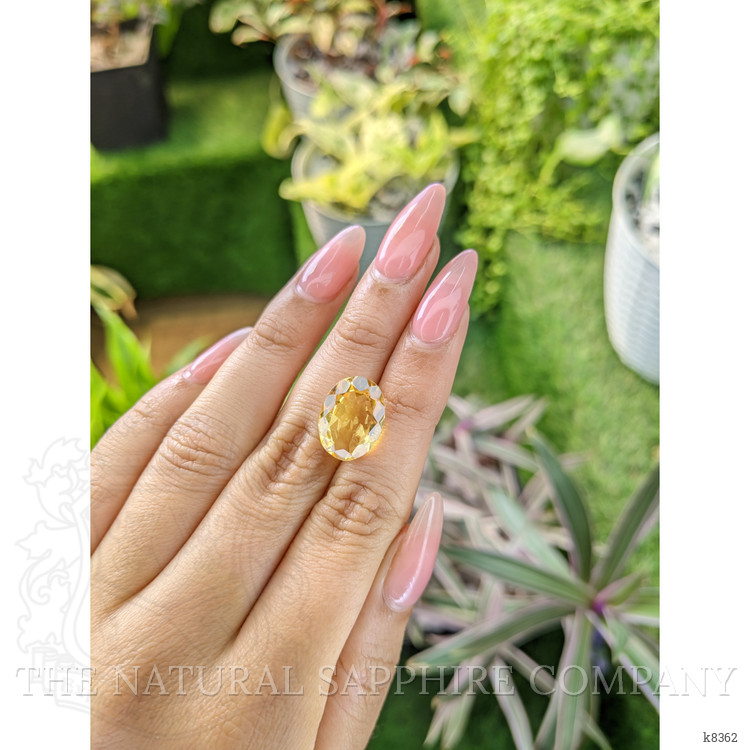 6.07 Ct. Citrine from Ceylon (Sri Lanka)