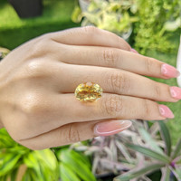 8.12 Ct. Citrine from Ceylon (Sri Lanka) Life Style
