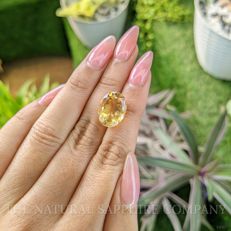7.87 Ct. Citrine from Ceylon (Sri Lanka)