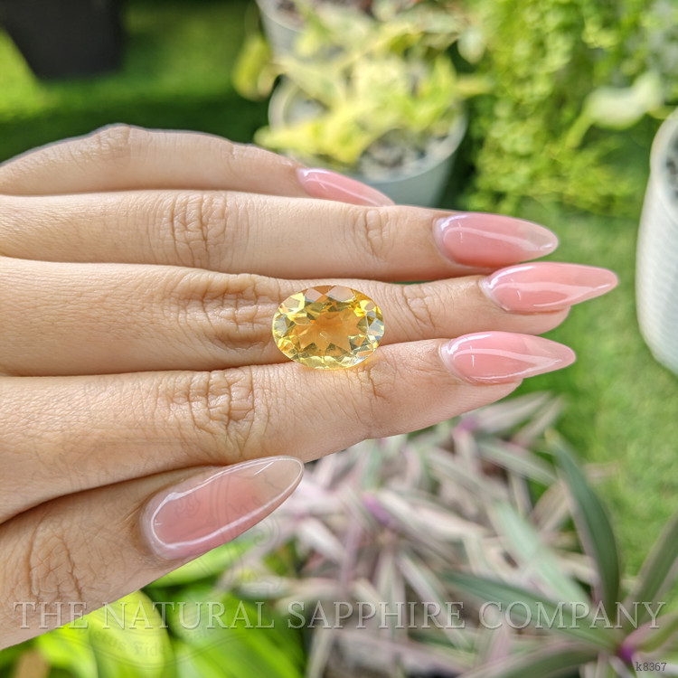 7.87 Ct. Citrine from Ceylon (Sri Lanka)