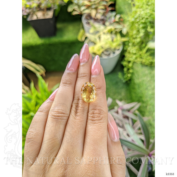 8.93 Ct. Citrine from Ceylon (Sri Lanka)