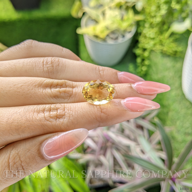 8.93 Ct. Citrine from Ceylon (Sri Lanka)