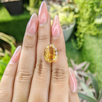 6.59 Ct. Citrine from Ceylon (Sri Lanka) Life Style