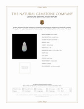1.40 Ct. White Opal from Australia Scan Report