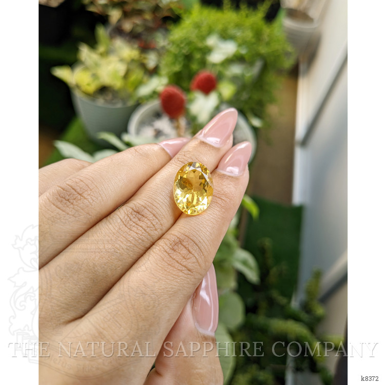 8.22 Ct. Citrine from Ceylon (Sri Lanka)