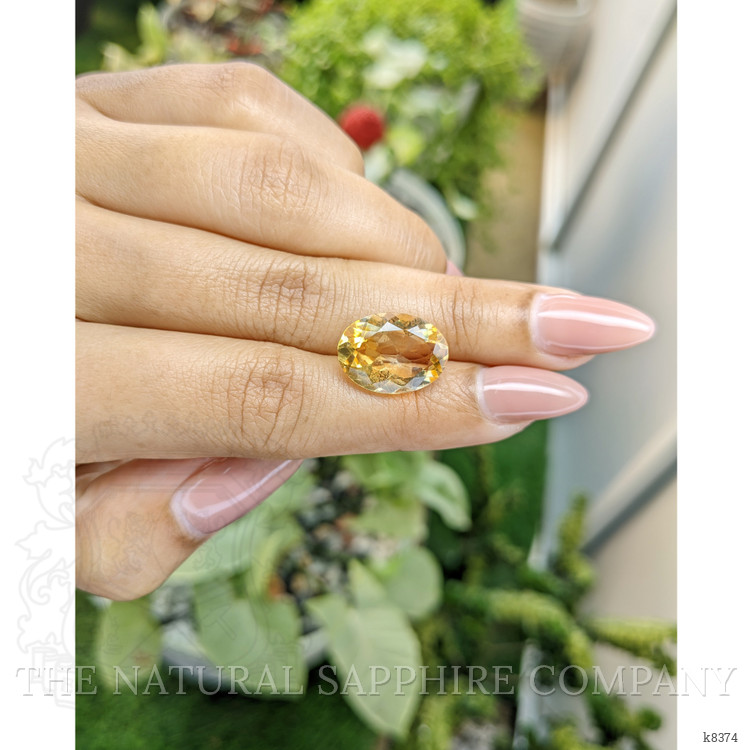 7.03 Ct. Citrine from Ceylon (Sri Lanka)